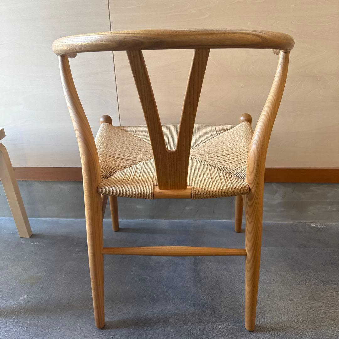 ch24 Yチェア エルム材 SH45cm birthday edition