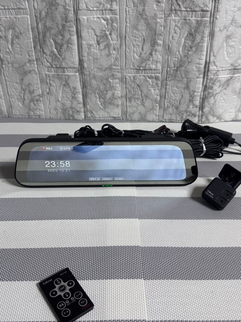 セルスター ルームミラー ドライブレコーダー CS-1000SM CS-CM06