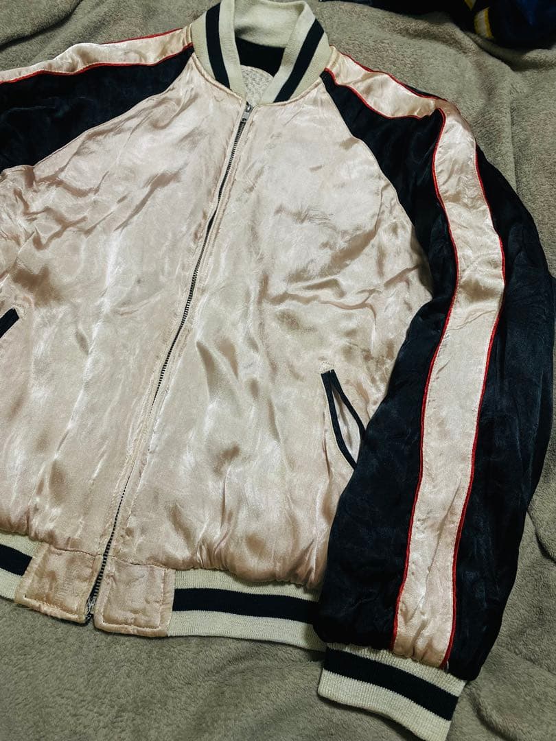 Back Street Crawler 日本　限定　スカジャン スカル　別珍