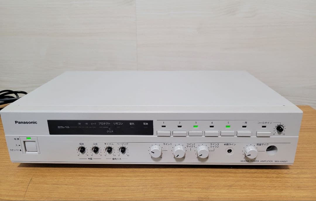 美品　Panasonic 卓上型デジタルアンプ30W WA-HA031