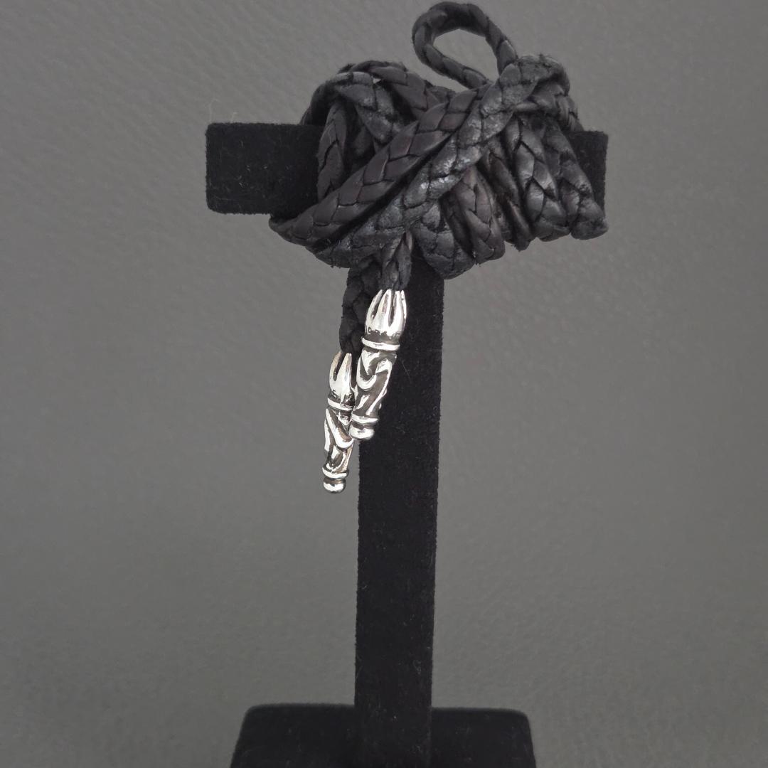 CHROME HEARTS クロムハーツ スクロールチップ レザーブレード