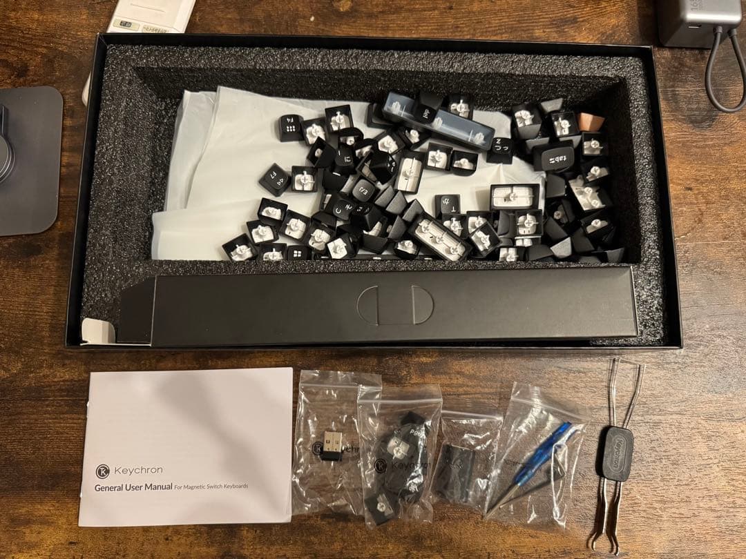 Keychron K2 HE JIS配列 薄型キーキャップ変更品