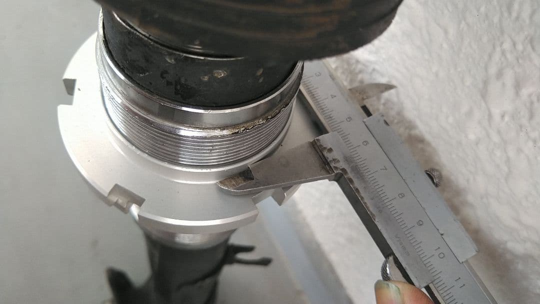 AE86 ネジ式 車高調 フロント ショック スピンドル 純正長カートリッジ用