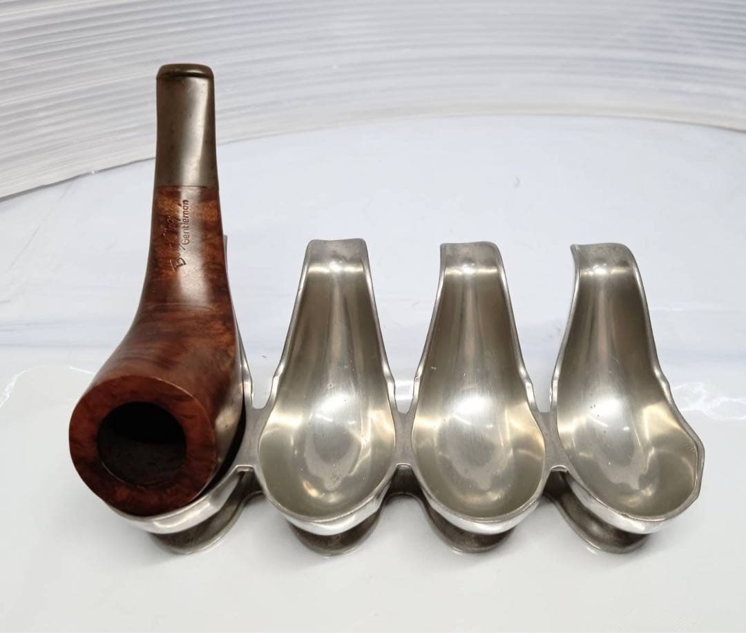 dunhill ダン・ヒル パイプレスト パイプ置き ピューター アンティーク