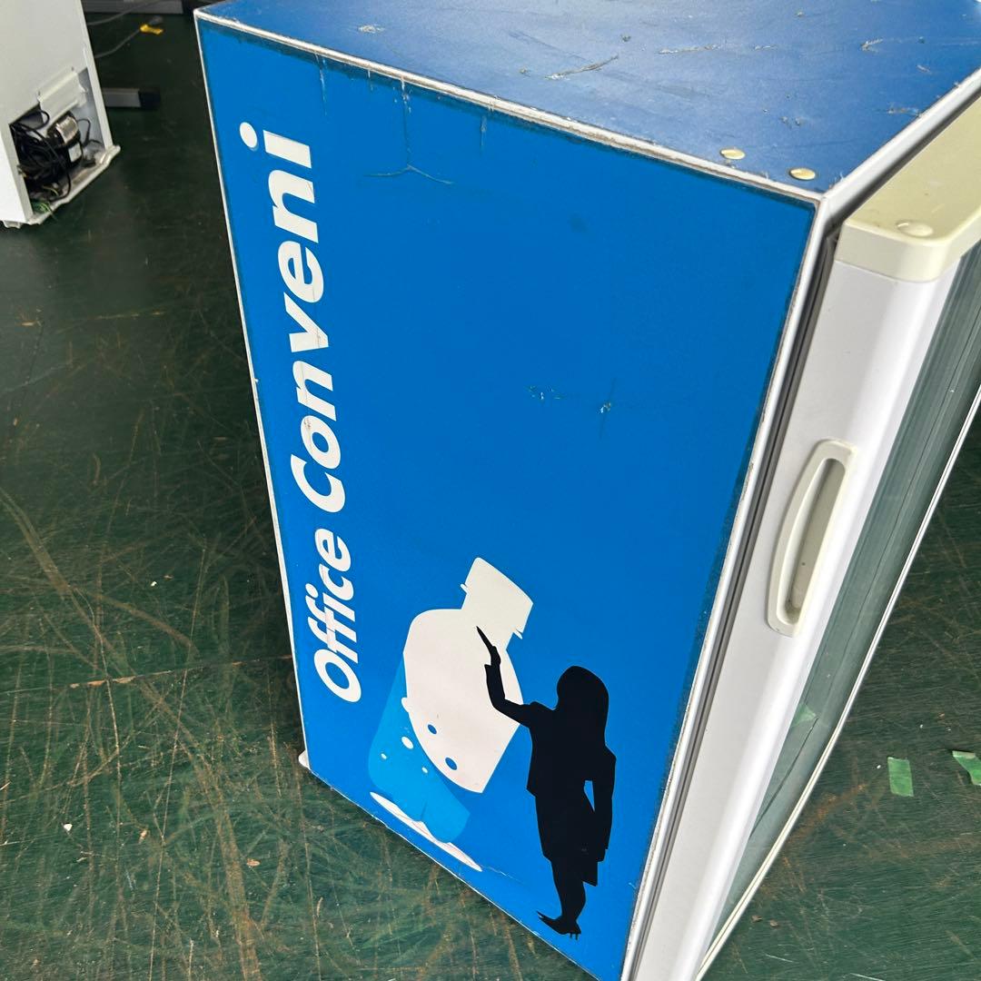 161業務用 冷蔵ショーケース オフィスコンビニ XW-105 左右開き 小型