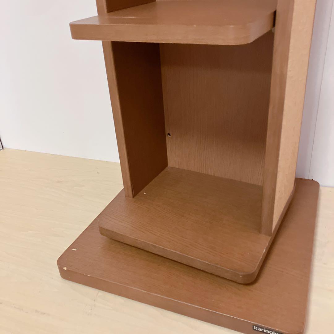 karimoku カリモク　回転ブックシェルフ　本棚　　コミックラック