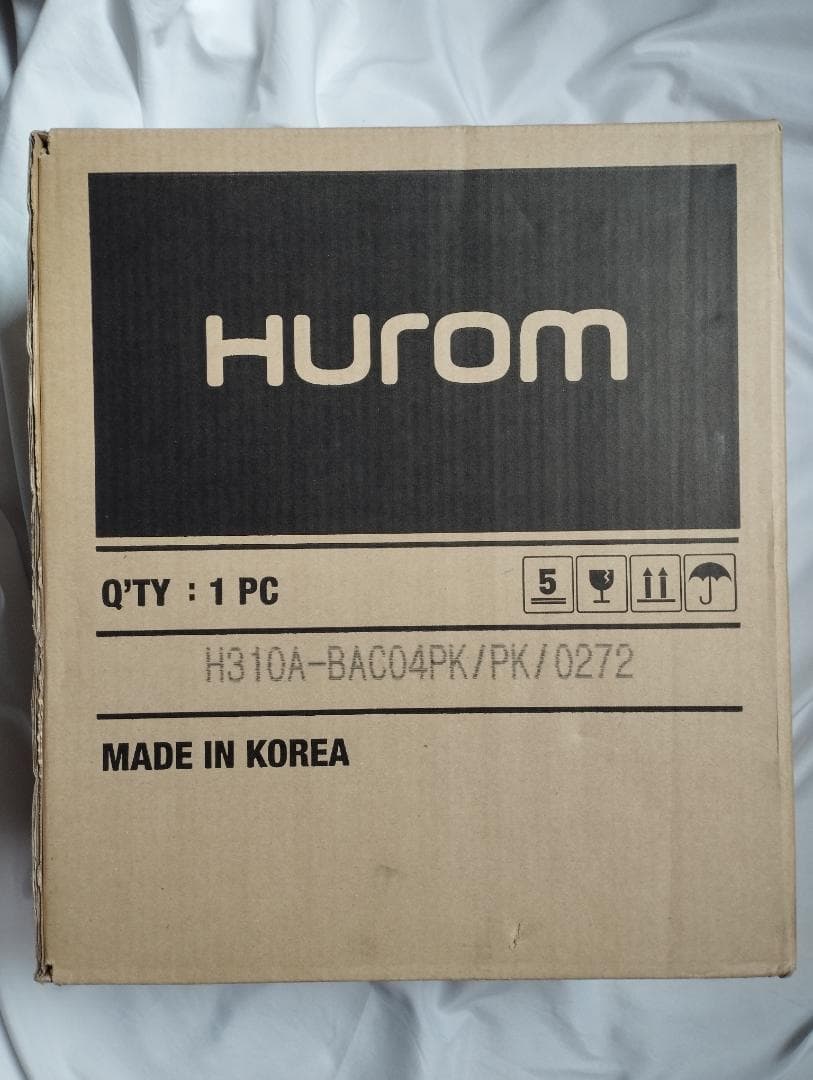 【新品未使用】HUROM　コールドプレスジューサー H310A　サクラピンク