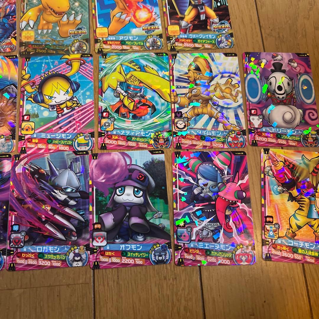 アプリモンスターズ データカードダス デジモンコラボ 4弾 37枚セット