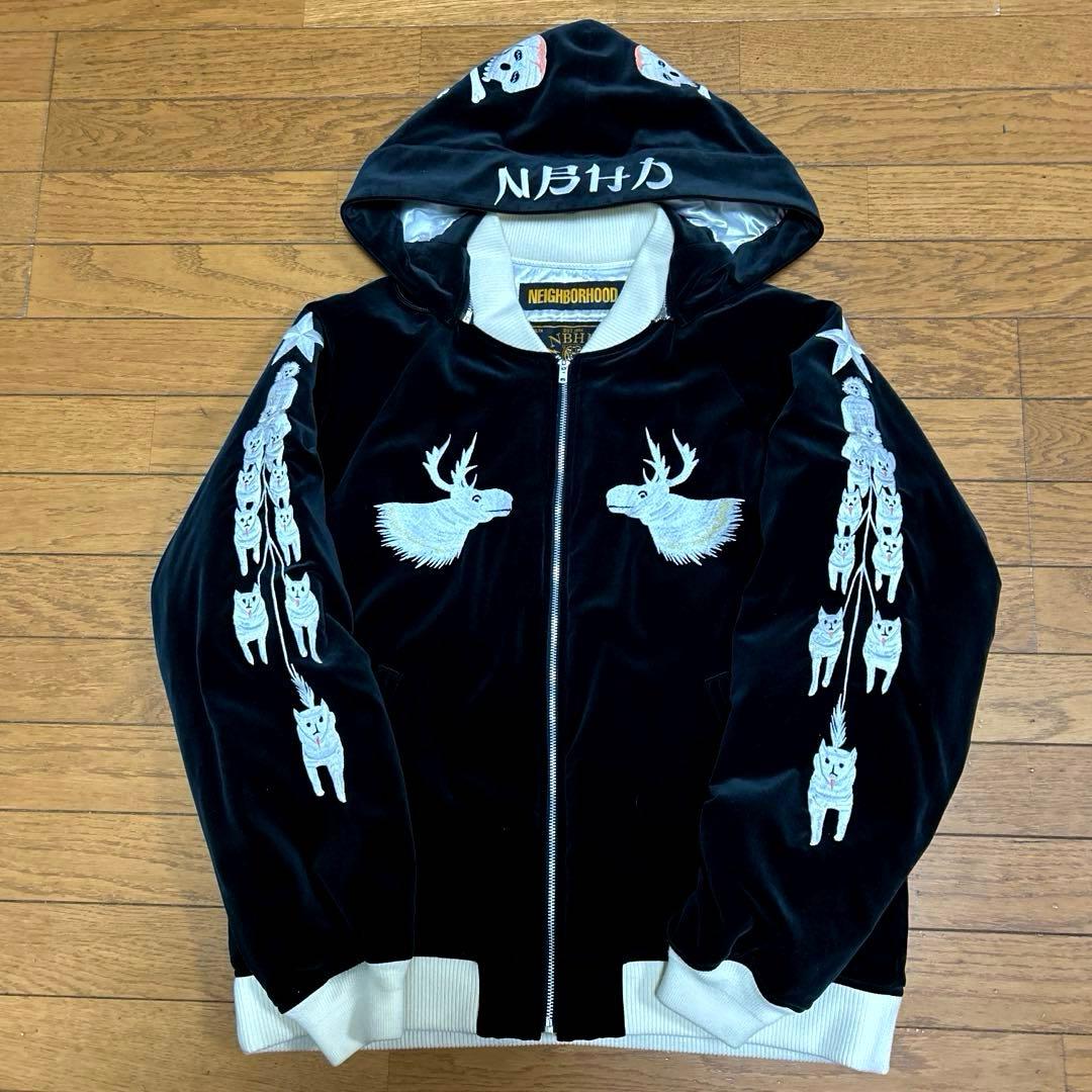 NEIGHBORHOODアラスカ別珍スーベニアジャケット　スカジャン