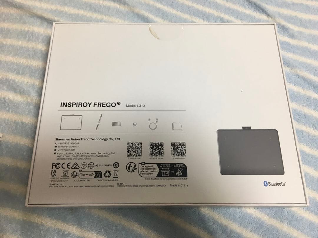 HUION INSPIROY FREGO S 板タブ