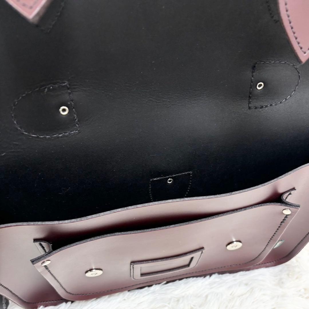 新品 Zatchels サッチェルバッグ 14.5インチ MARSARA RED