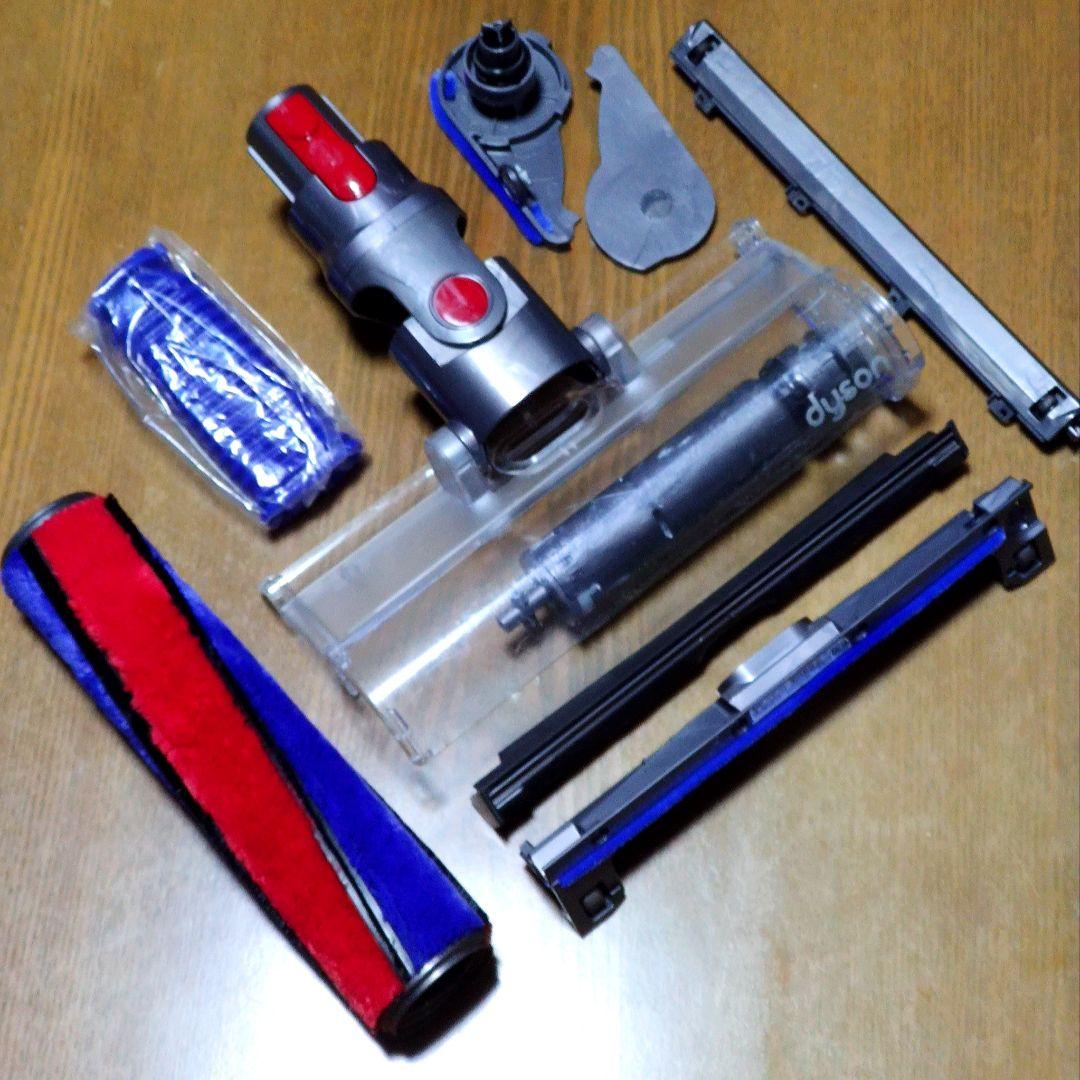 ダイソンV8 SV10K掃除機 完全分解清掃済み動作品 純正バッテリー２つセット