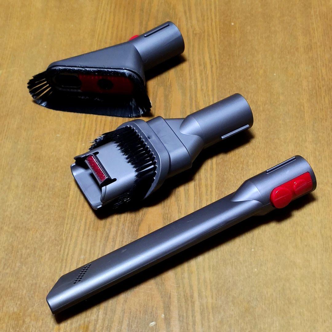 ダイソンV8 SV10K掃除機 完全分解清掃済み動作品 純正バッテリー２つセット