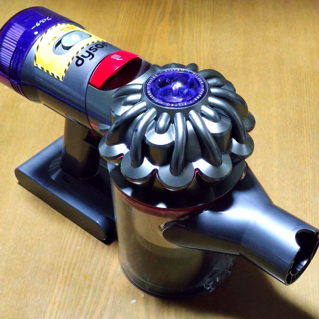 ダイソンV8 SV10K掃除機 完全分解清掃済み動作品 純正バッテリー２つセット