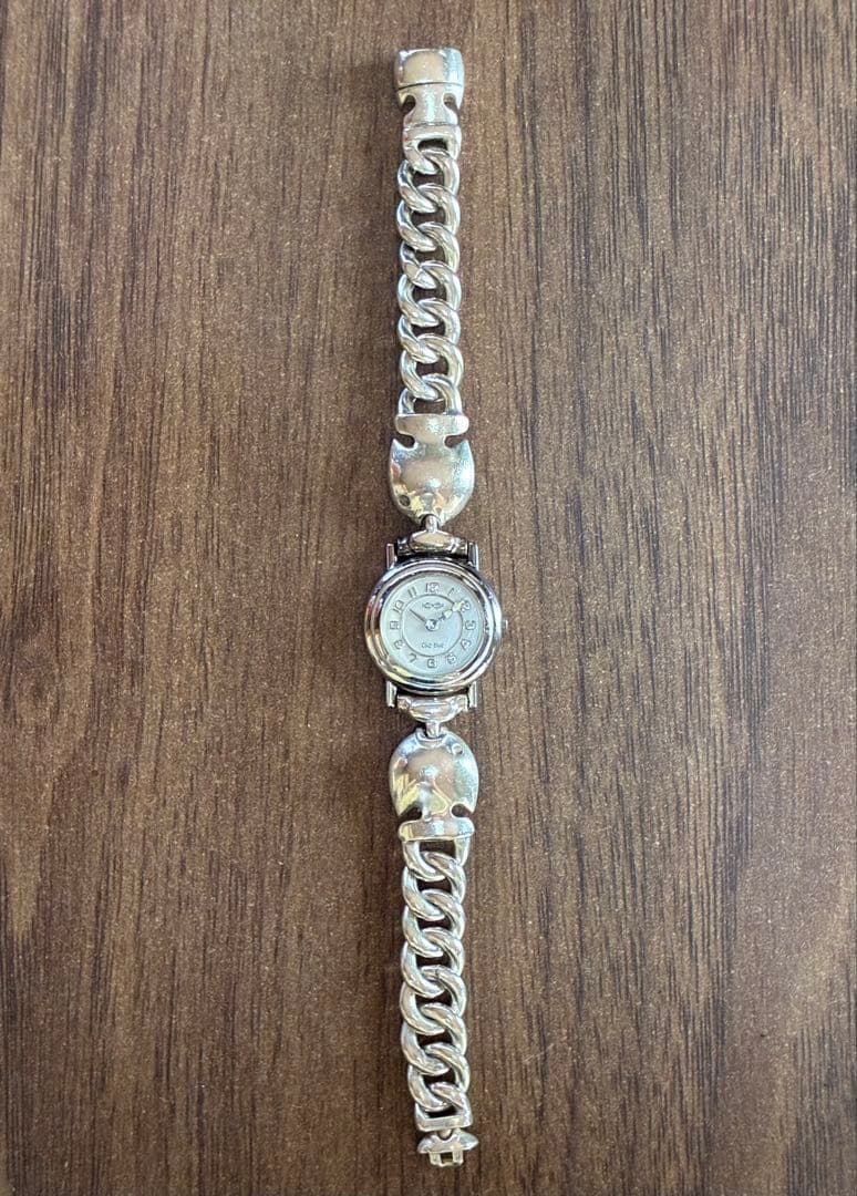 訳有 クリオブルー CLIO BLUE silver 925 チェーン 時計