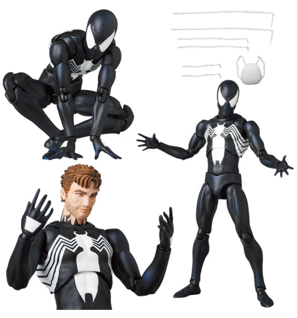 メディコムトイ　マフェックス No.147 スパイダーマン　ブラックコスチューム
