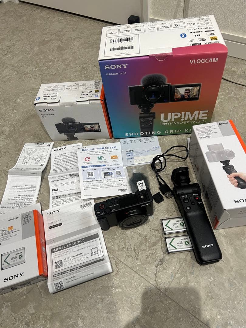 VLOGCAM ZV-1GとSHOOTING GRIP KITのセット