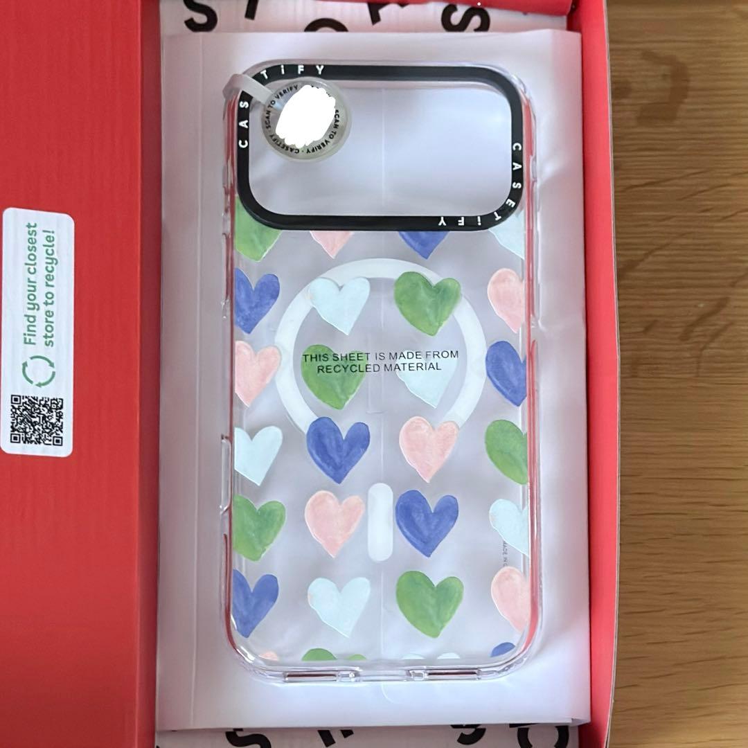 Casetify iPhone17ProMax MagSafe ハート ケース