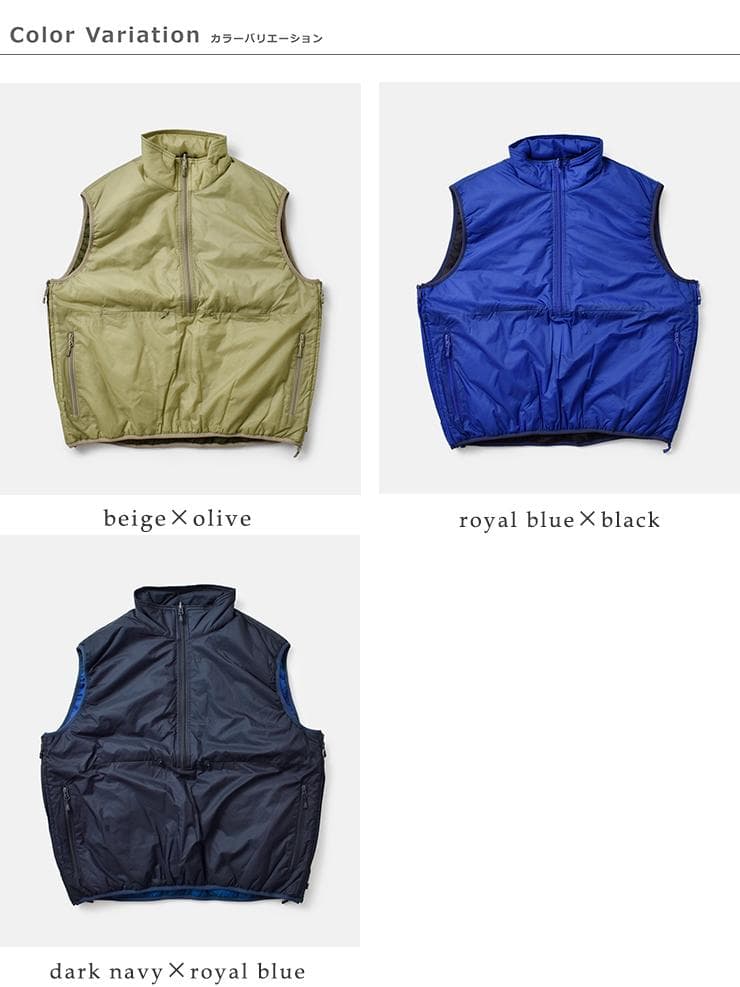 ジャケット・アウター daiwa pier39 TECH REVERSIBLE PUFF VEST