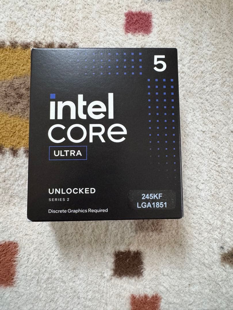 Core Ultra 5 245KF　4.2GHz LGA1851