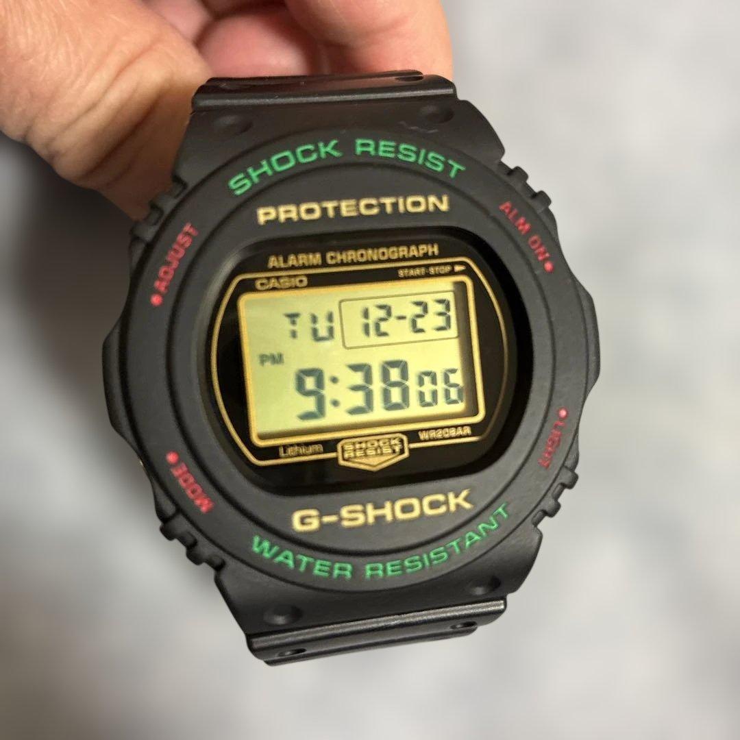 G-SHOCK Gショック 復刻デジタル 黒 カシオ DW-5700TH-1