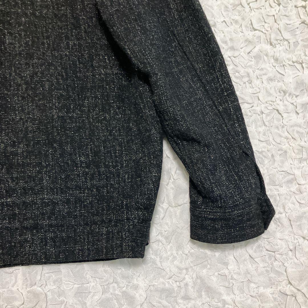 Y's for men【初期タグ】ブルゾン　ツイード　ジップ　黒