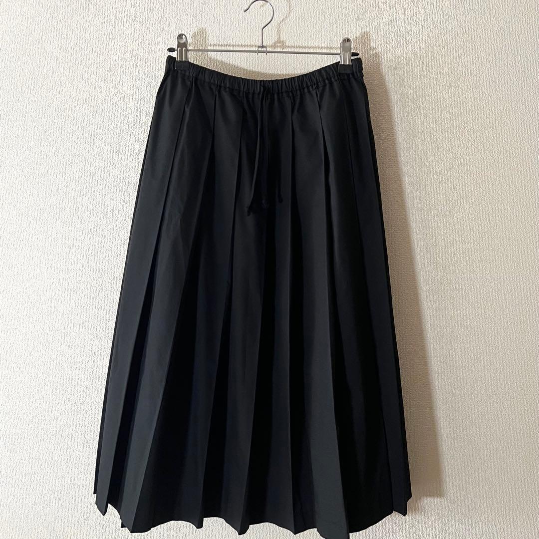 美品 タオコムデギャルソン AD2022 ブラック 黒 ロングスカート プリーツ