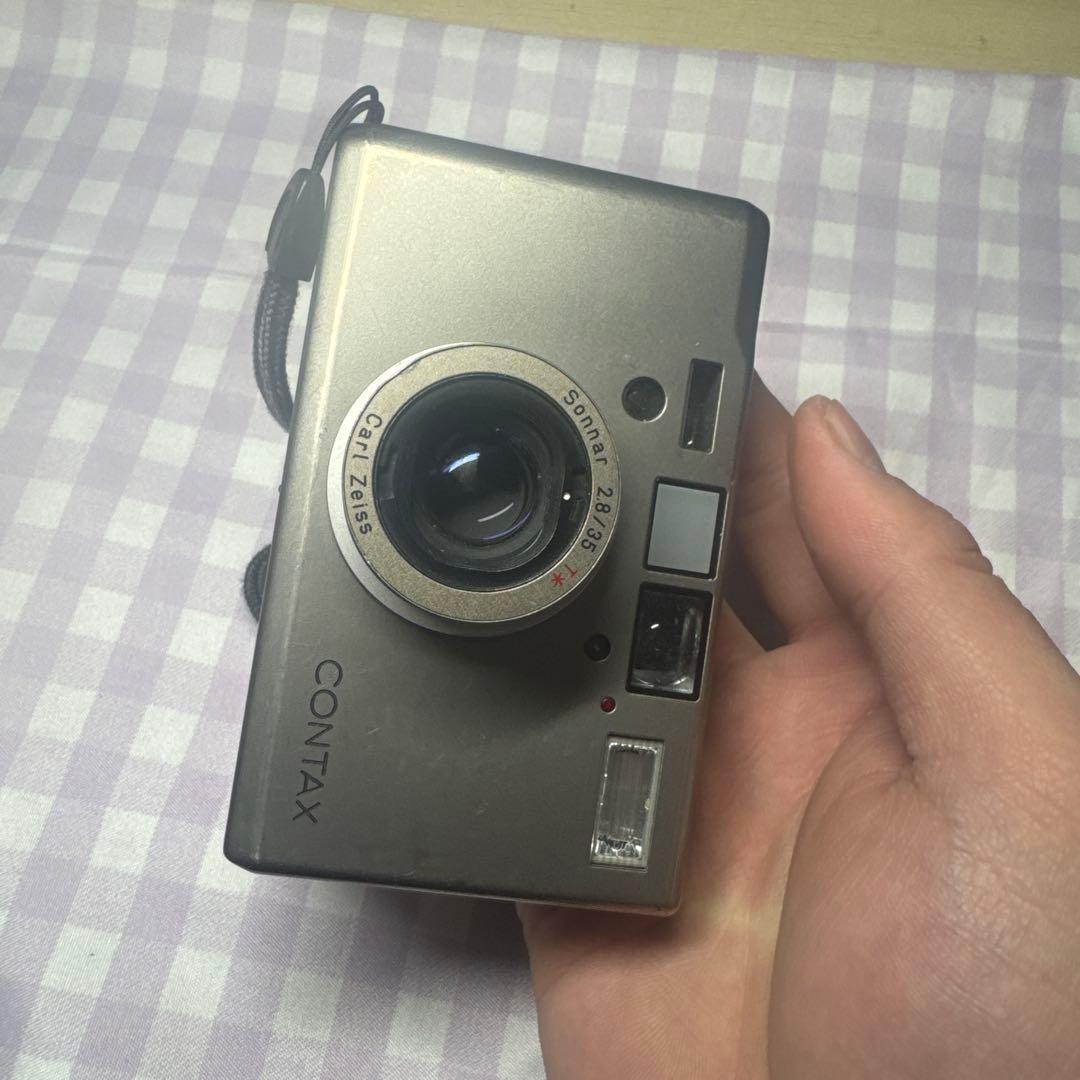 CONTAX T3 コンパクトフィルムカメラ シルバー