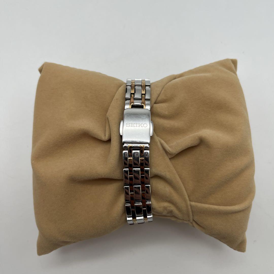 SEIKO セイコー ダイヤベゼル クォーツ ソーラー電波 レディース 腕時計