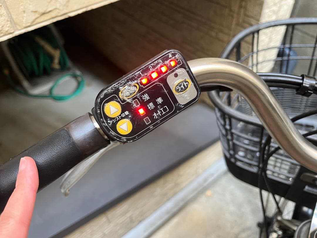 電動アシスト自転車 シティタイプ 前後バスケット付き