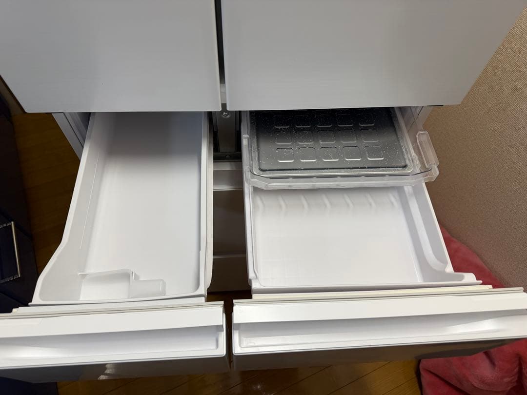 奈良発 日立 2025年製 フレンチ 6ドア冷蔵庫 570L VW57V （W）