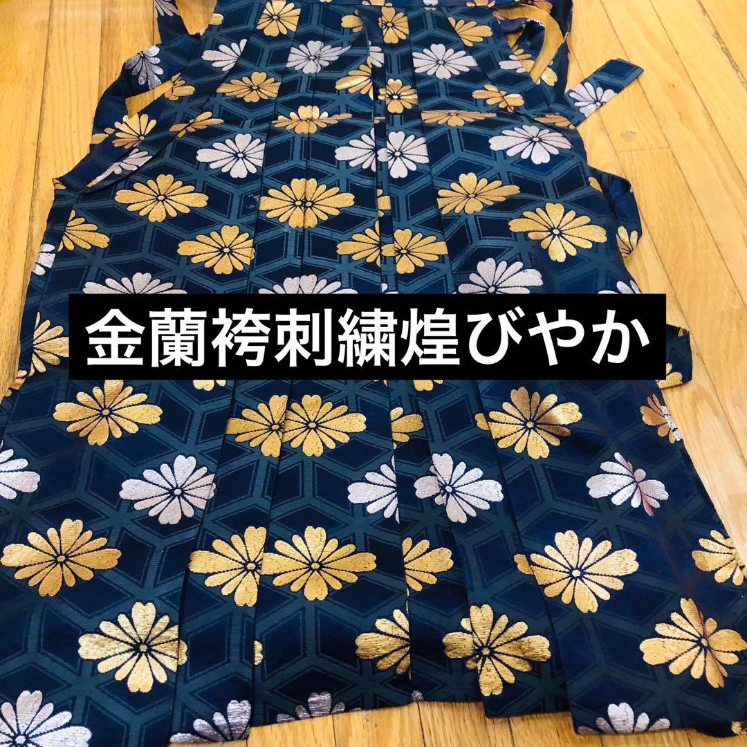 七五三　男の子￼￼￼‼️祝着・羽織・袴セット　鷹鷲立波絵巻花文金彩⭐︎完全フルセット