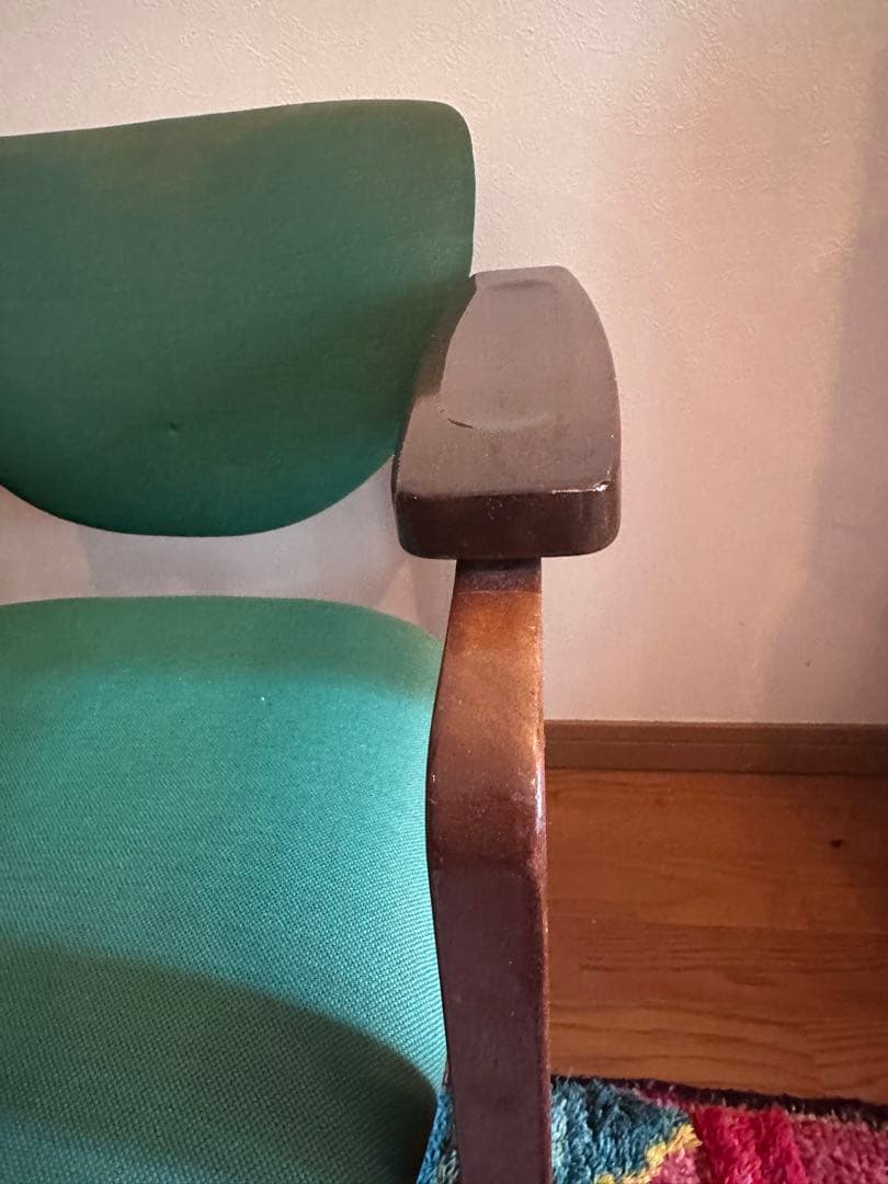 オールドカリモク　チェア　1人掛け アンティーク　ミッドセンチュリー