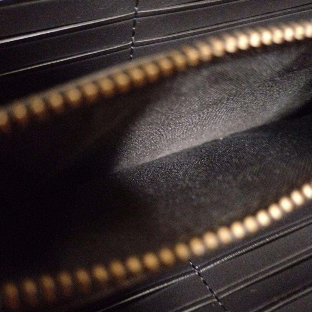 COACH 長財布 ラウンドファスナー長財布 シグネチャー柄 ブラック