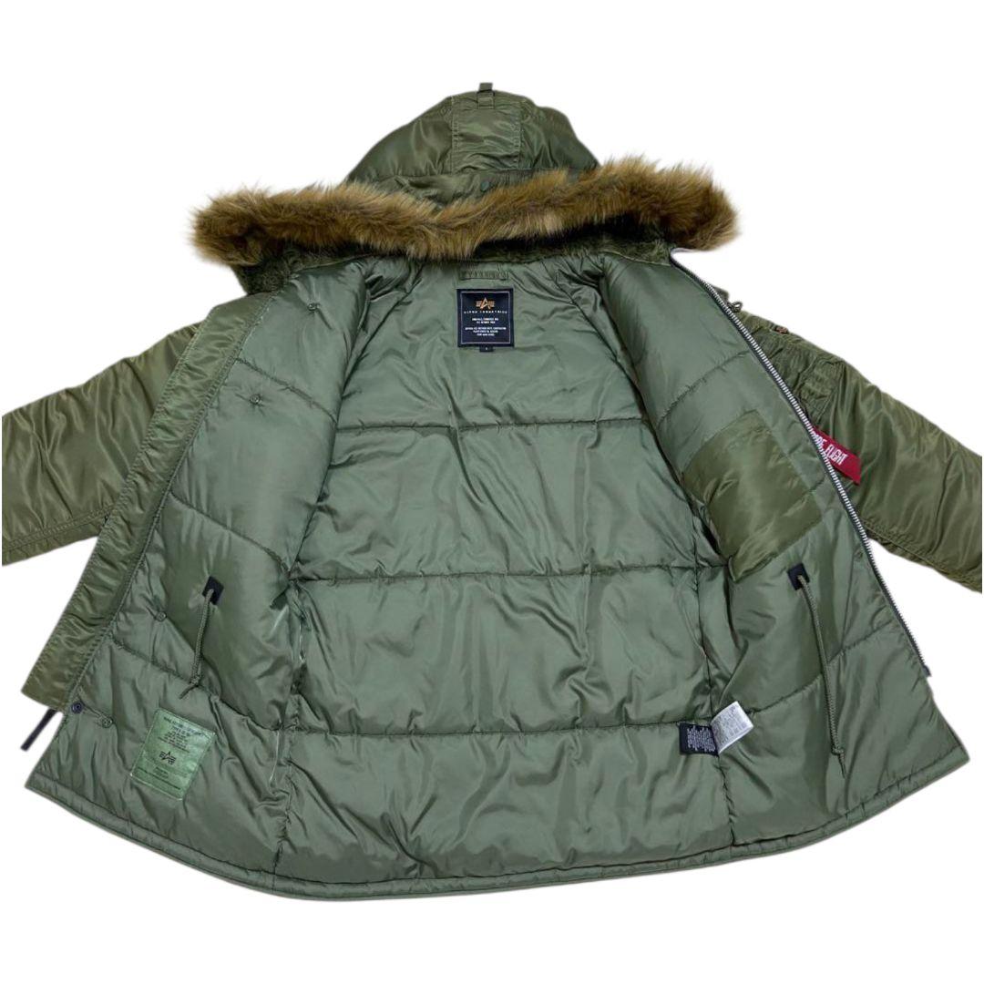 ✨ALPHA INDUSTRIES N3B モッズコート カーキ Lサイズ