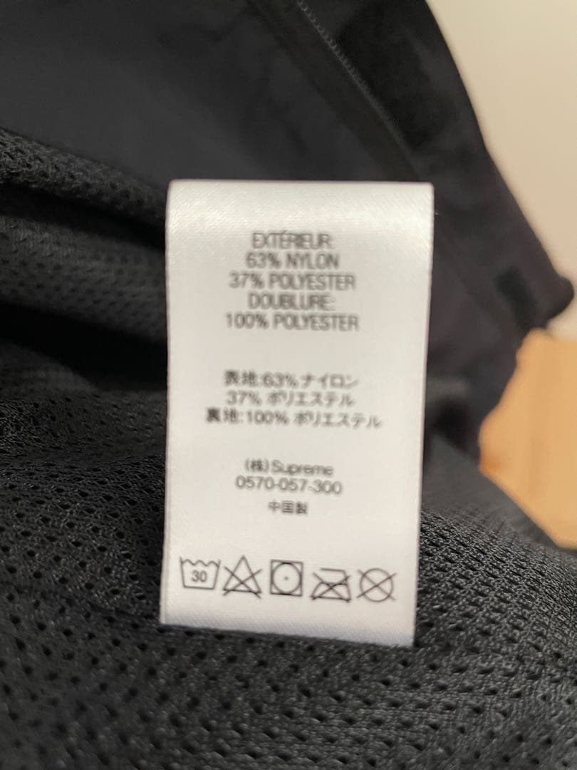 SUPREME Cleve Logos Ripstop Jacket 黒 S