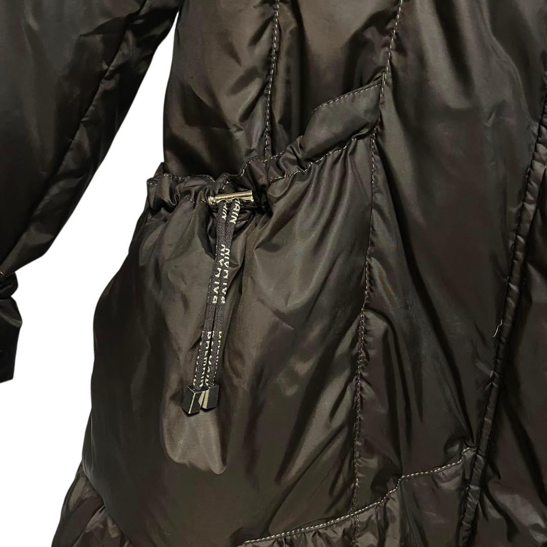 バルマン　BALMAIN ブルーフォックスファー付　ダウンコート　100