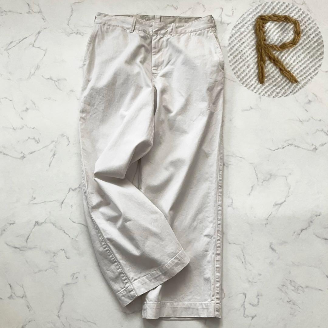 XLサイズ✨ 45R おこめチノのシャルロットパンツ 4 ホワイト