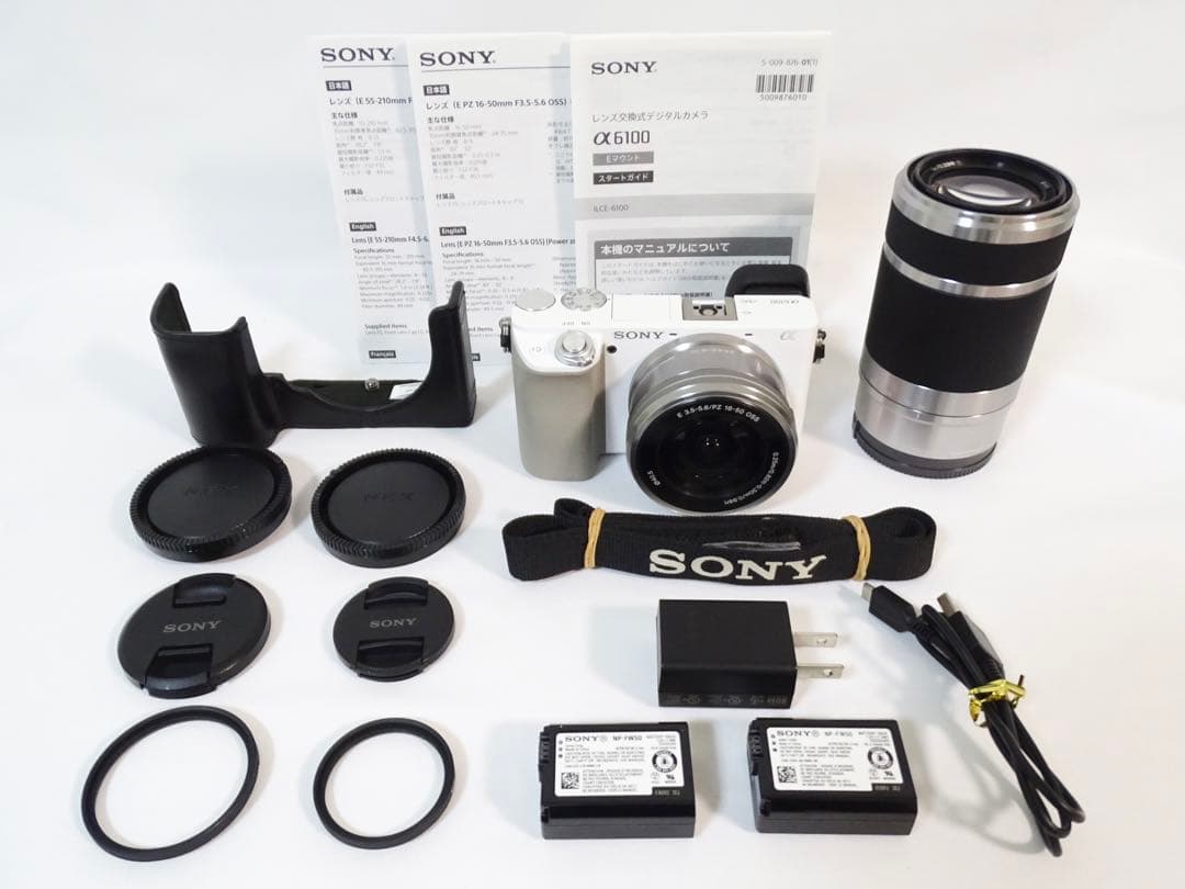 ◆美品◆SONY α6100 ダブルレンズセット シャッター数:5,159回