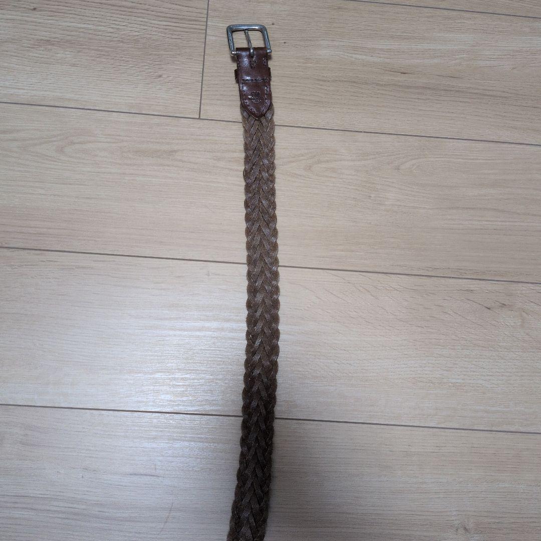 ホワイトハウスコックス WHC メッシュベルト サイズ：32/75 ブラウン