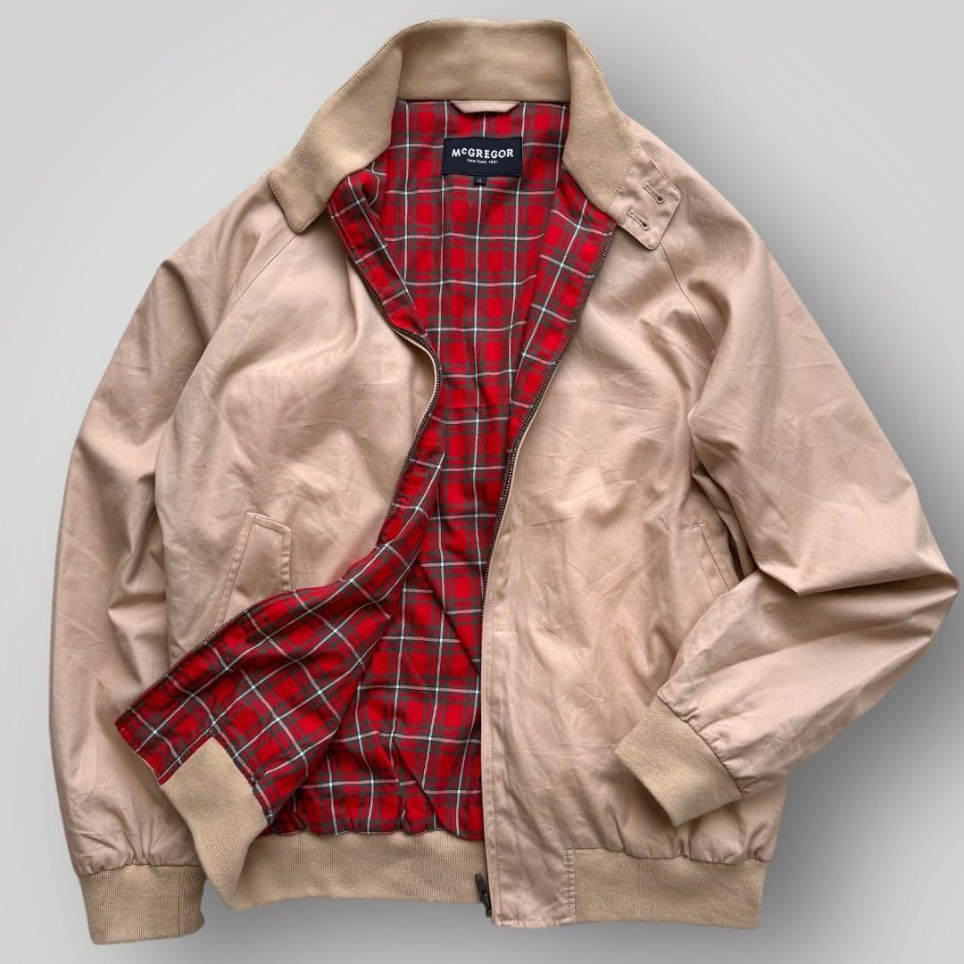 美品 McGREGOR ハリントンジャケット スイングトップ LL ベージュ