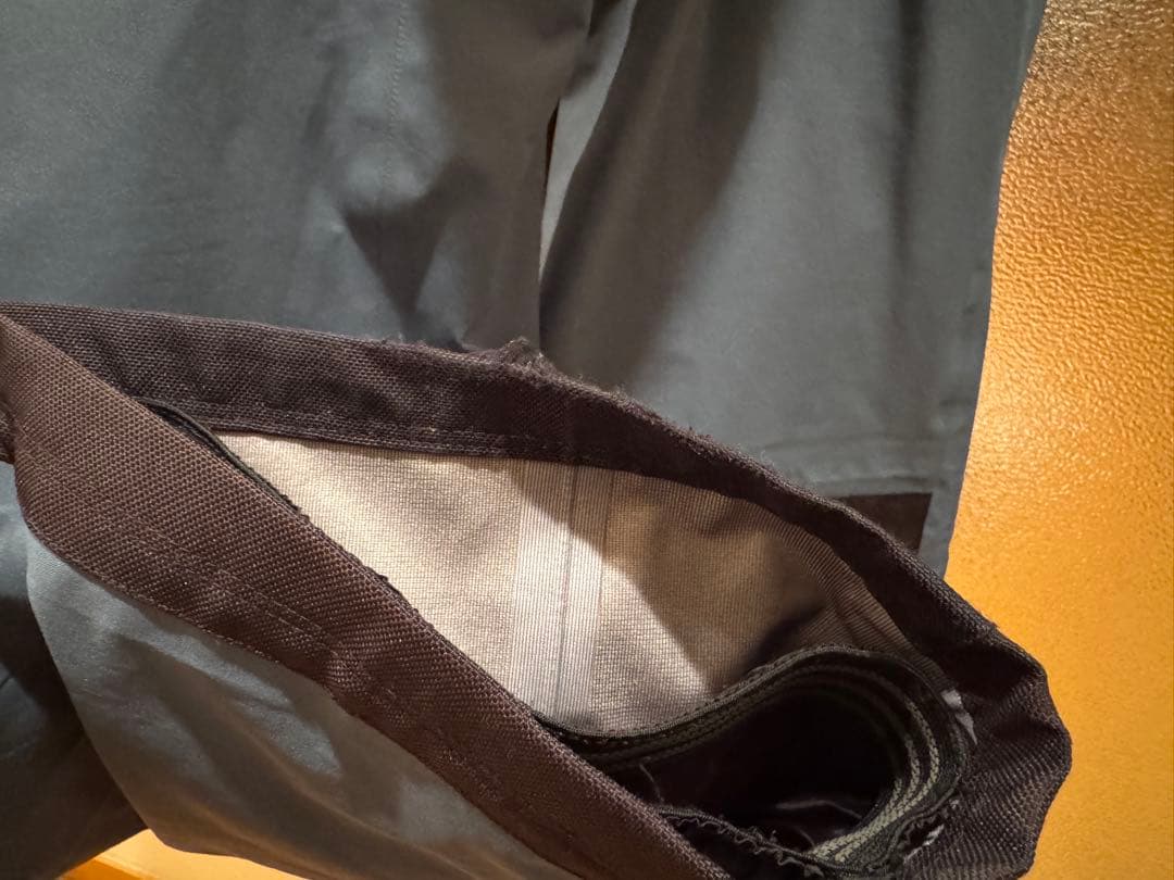 unfudge アンファッジ　GENTLE BIB PANTS ブルーグレー