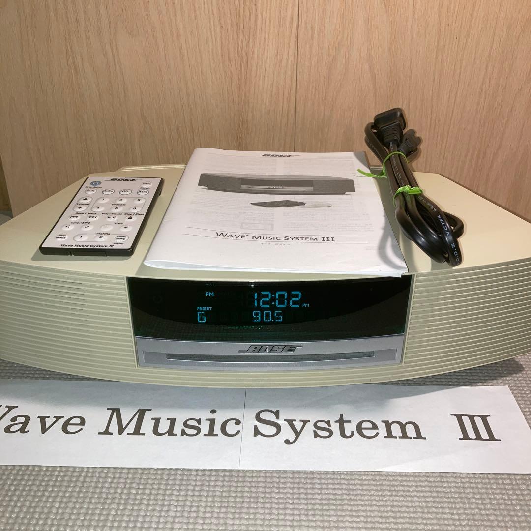 ワイドFM、完動&メンテ品　Bose wave music systemⅢ