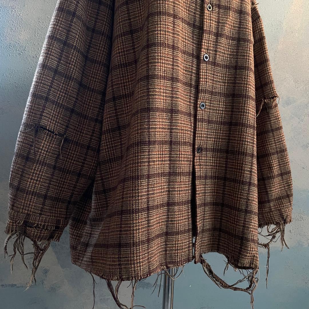 90's grunge “XL“boro flannel shirt