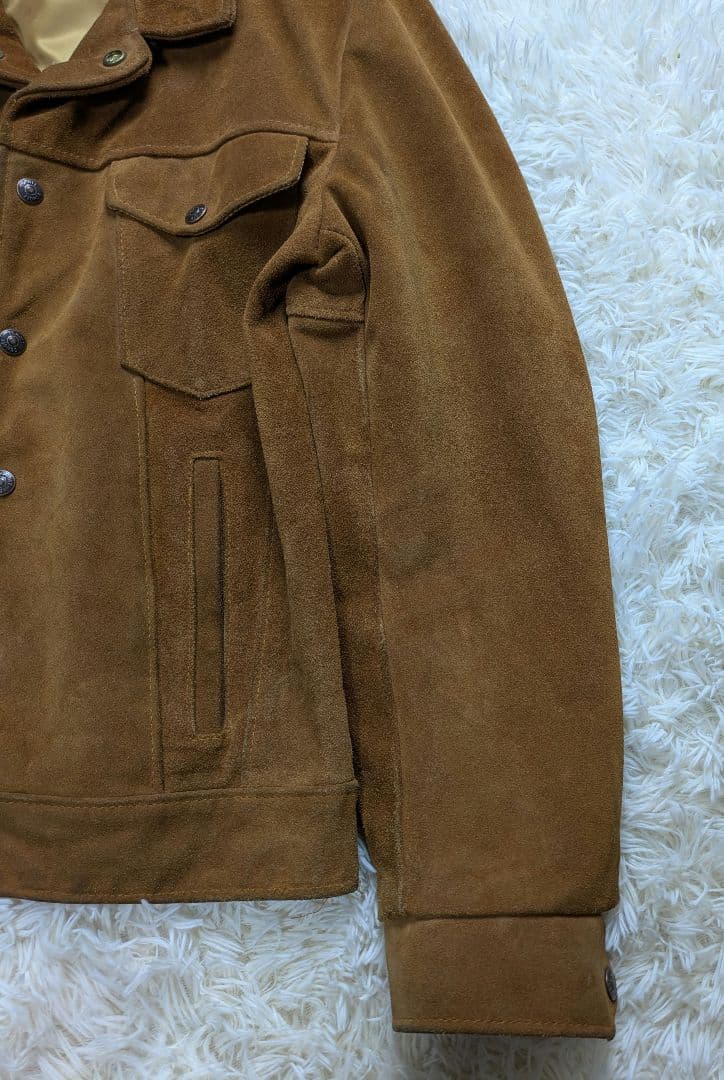 USA製 Schott　トラッカージャケット　3rd　スエード