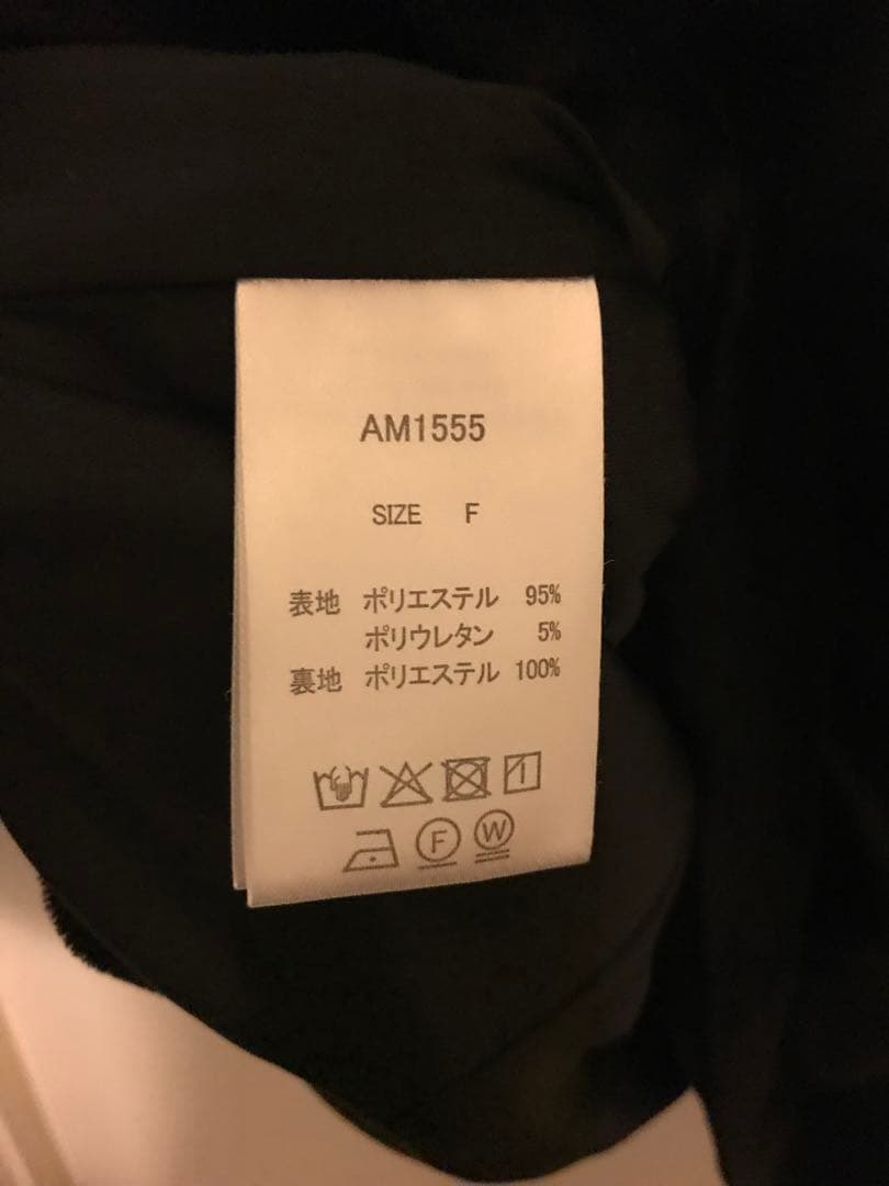 andmary Betty velour mini dress ワンピース