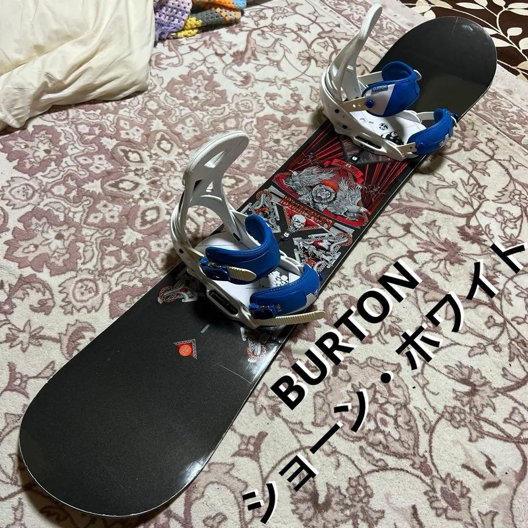 美品 BURTON 156cm CUSTOM バイン付 スノーボードセット