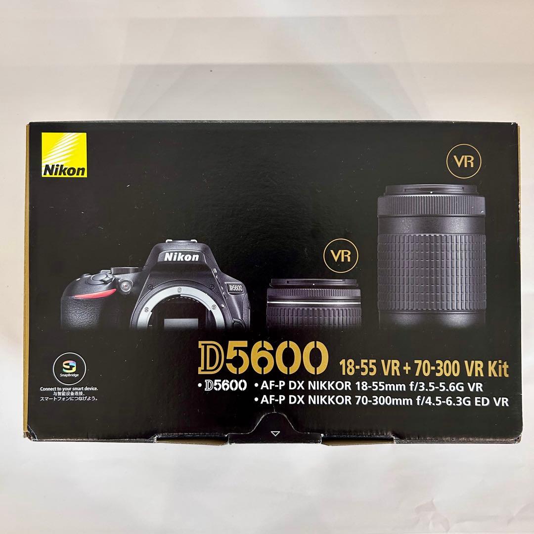 【初心者向け】Nikon D5600 デジタル一眼レフカメラ　ダブルズームキット