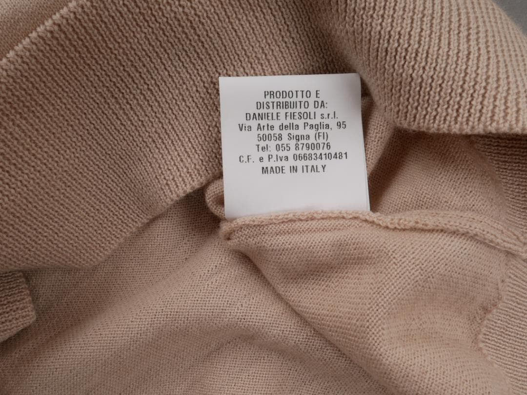 DANIELE FIESOLI◆Made in Italy◆L◆タートル ニット