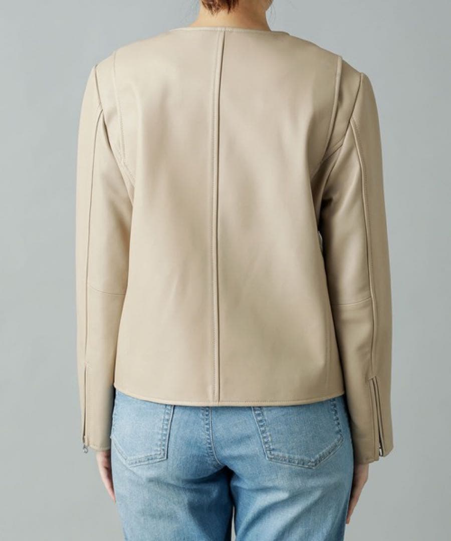 RIVE DROITE リヴドロワ レザージャケット ノーカラー ライダース